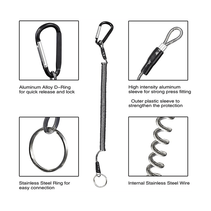Load image into Gallery viewer, Fishing Lanyard - Coiled 
