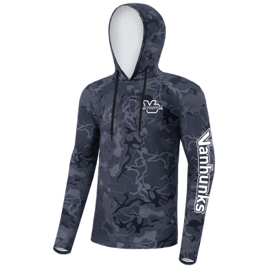 Vanhunks Long Sleeved Fishing Vest with Hood