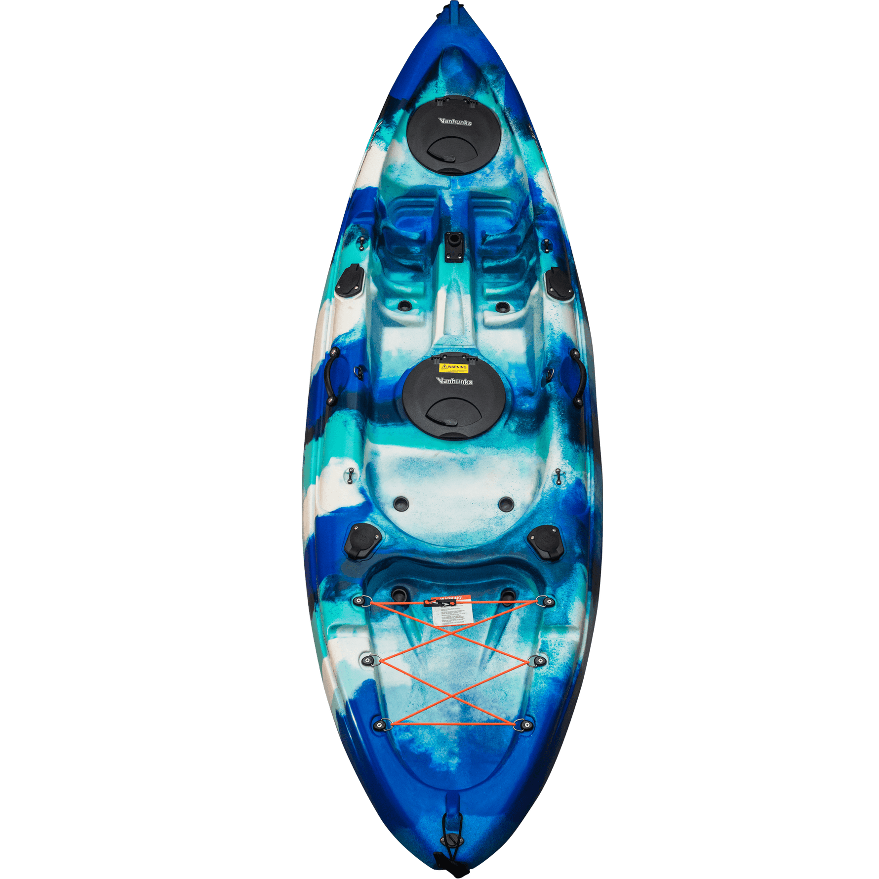 Whale Runner Kayak Only - Blue, Red & White - Vanhunks Outdoor